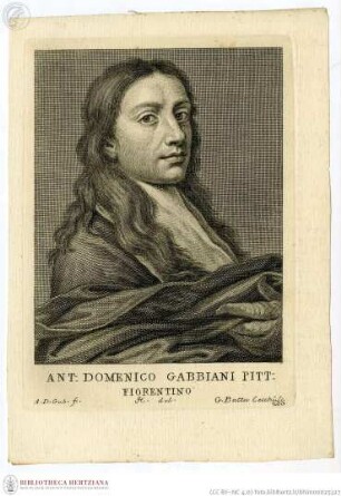 Serie degli uomini i più illustri, Bände 1-12. Firenze, Cambiagi u.a., 1769-1775., Gabbiani, Anton Domenico, Porträt