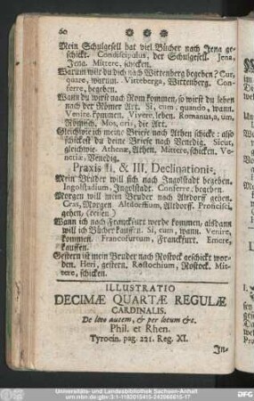 Illustratio Decimae Quartae Regulae Cardinalis.