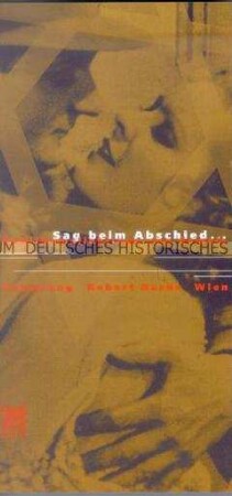 Einladungskarte zur Eröffnung der Ausstellung "Sag beim Abschied ..." im DHM Berlin