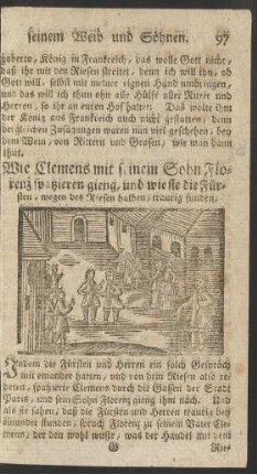 Wie Clemens mit seinem Sohn Florenz spatzieren gieng ...