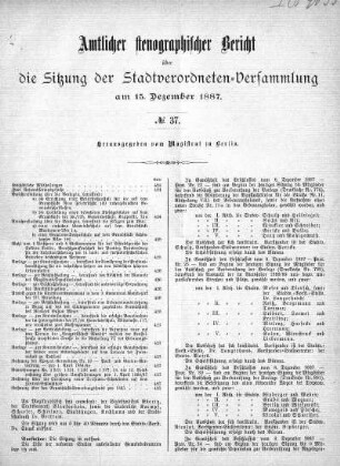 No. 37, 15. Dezember 1887
