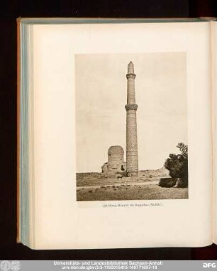158. Herat, Minarett mit Kuppelbau (Musalla).