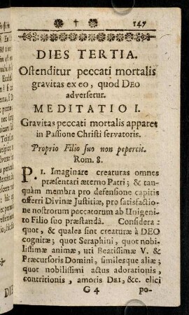 147-162, Meditatio I. - II.