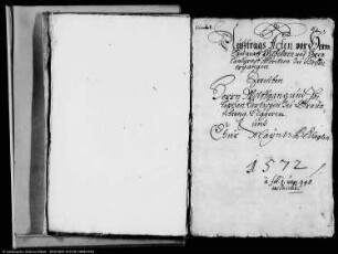Gerichtsakte wegen der Ablösung von Duderstadt, Gieboldehausen und Bernshausen