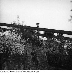 Dresden-Frühling; Zoo-Eingang; Schwebebahn