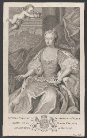 Porträt Caroline, Königin von England (1683-1737)