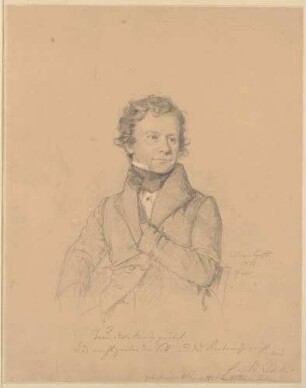 Bildnis Welker, Ernst (1788-1857), Landschaftsmaler