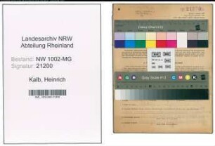 Entnazifizierung Heinrich Kalb , geb. 18.06.1904 (Kraftfahrer)