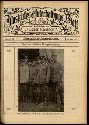 Ausgabe vom Sonntag, den 06. August 1916.