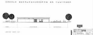 Illingen (Württ): Empfangsgebäude Nordostansicht