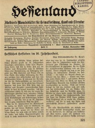 Heft 11, November 1928