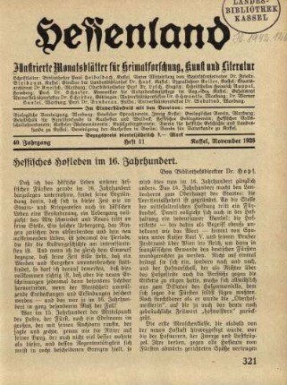 Heft 11, November 1928