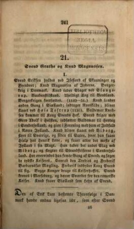 Fortällinger og Skildringer af den danske Historie, Deel 2,2. Danmark : Middelalderen