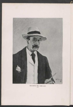 Selbstbildnis Max Liebermanns, 1911