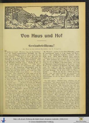 Gewinnbeteiligung?