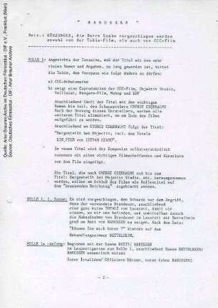 Kürzungsvorschläge