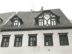 Wurzen, Albert-Kuntz-Straße 2. Wohnhaus (bezeichnet 1553). Obergeschoss