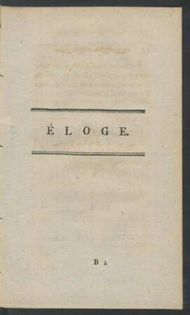 Éloge