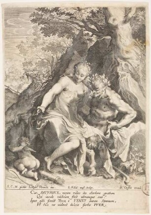 Venus, Amor und Satyr