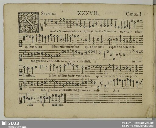 XXXVII. Sancta et immaculata