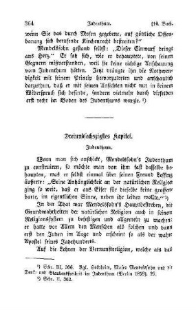Dreiundsechszigstes Kapitel. Judenthum