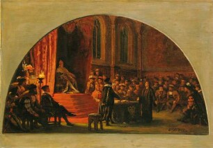 Luther vor dem Reichstag in Worms