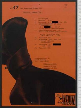 Programm in der Frauenkneipe : Januar '94
