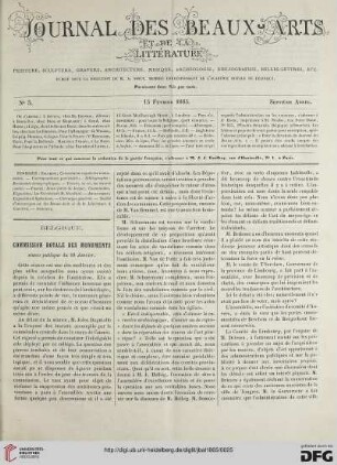 Nr. 3 (15 Février 1865)