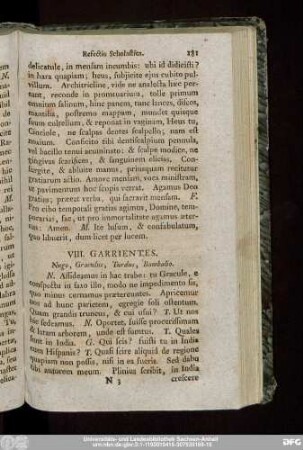 VIII. Garrientes. Nugo, Graculus, Turdus, Bambalio.