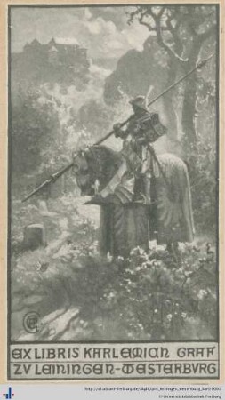 [Provenienz]: Karl Graf zu Leiningen-Westerburg