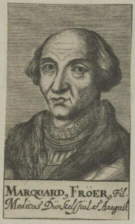 Bildnis des Marquardus Fröerus Filius