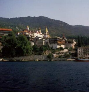 Griechenland, Athos, Kloster des Hl. Pantaleon oder auch Kloster Rossikon an der Westküste