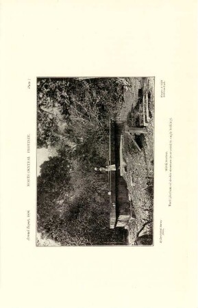 Plate ++. North-central province. Máné Kanda. Back platform of double structure (converted to single building).
