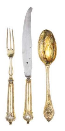 Messer, Gabel und Löffel in Etui, 2006.M.530 a-d