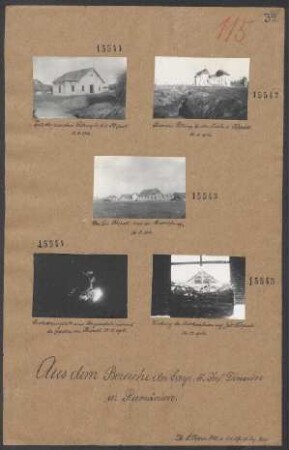 In Rumänien: Teile der russischen Festung bei Gut Filipesti 26.12.1916