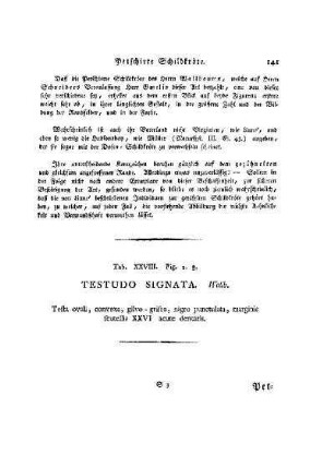 Tab. XXVIII. Fig. 2., 3. Testudo Signata : Petschirte Schildkröte