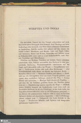Werften Und Docks