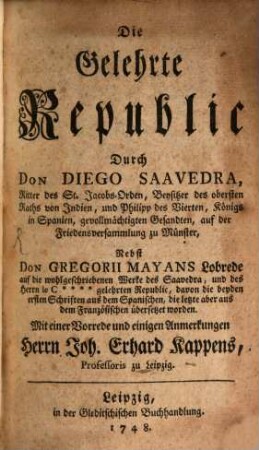 Die Gelehrte Republic