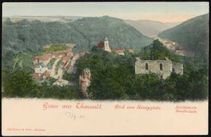 Tharandt. Blick vom Königsplatz