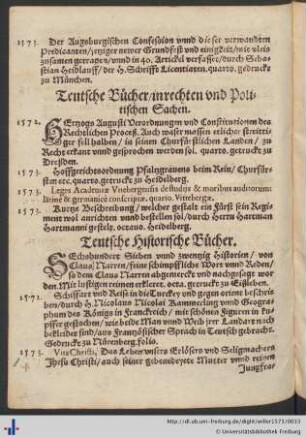 Teutsche Historische Bücher.