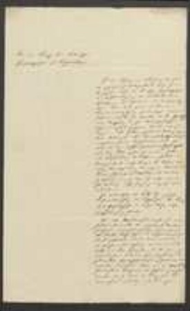 Brief von Eduard Lucas an Regensburgische Botanische Gesellschaft