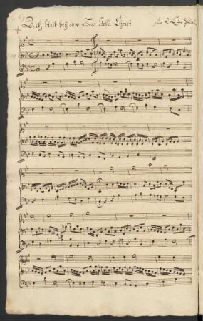 Ach bleib bei uns Herr Jesu Christ; org; B-Dur; BWV 649