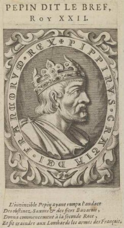 Bildnis von Pepin Le Bref
