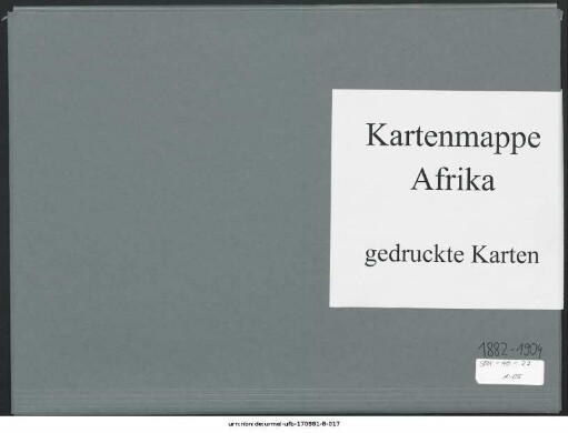 Angola : 1882-1904 : Kartensammlung