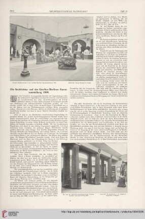Die Architektur auf der Großen Berliner Kunstausstellung 1904, [1]