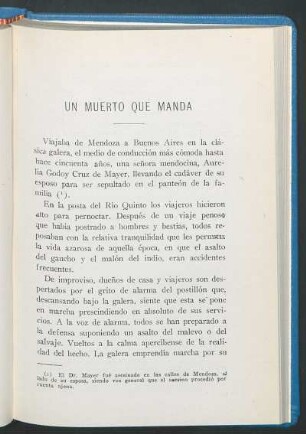 Un muerto que manda