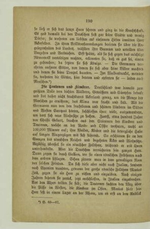 Die Teutonen und Kimbrer