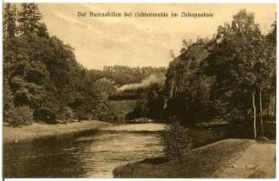 Lichtenwalde. Harrasfelsen im Zschopautal