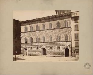 Palazzo Gondi, Florenz: Ansicht, Hauptfassade