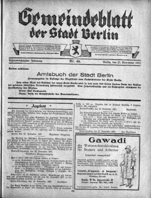 1927,48: Nr. 48, 27. November 1927